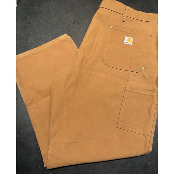 Carhartt Other - Carhartt Pants Mens 42x30 Double Knee Brown Canvas Work Wear USA NWOT
